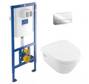 Seinä-WC -paketti Villeroy & Boch 3-in-1