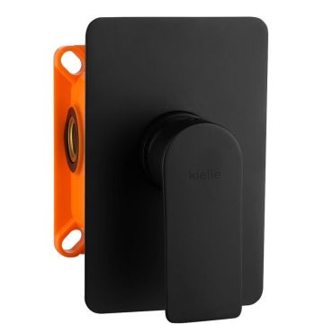 Seinään asennettava suihkuhana Kielle Vega mattamusta