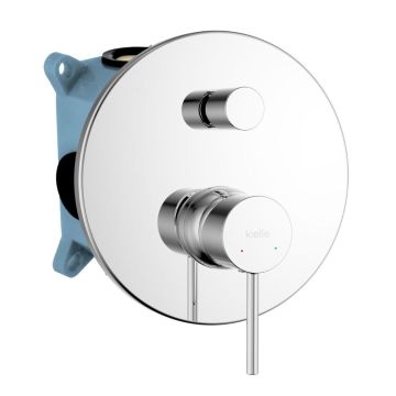 Seinään asennettava Amme- ja suihkuhana Kielle Oudee kromi