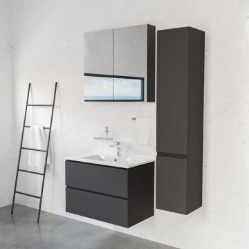 Peilikaappi Kielle Vega 80 mattamusta