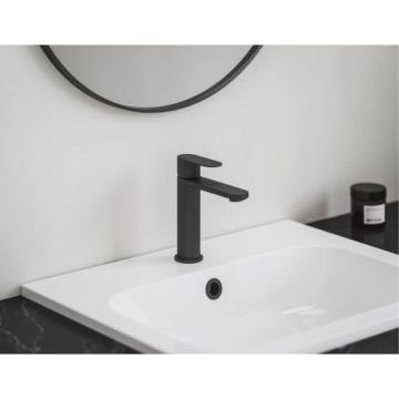 Pesuallashana Ravak Chrome II 0.14, ilman pohjaventtiiliä, musta