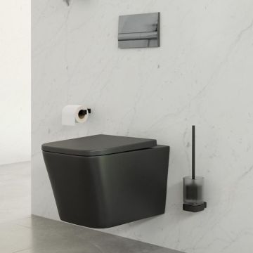 Seinä-WC Kielle Arkas I + SoftClose valumalevy musta