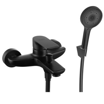 Pesuallashana Kielle Vega käsisuihkulla 10318SN14 mattamusta