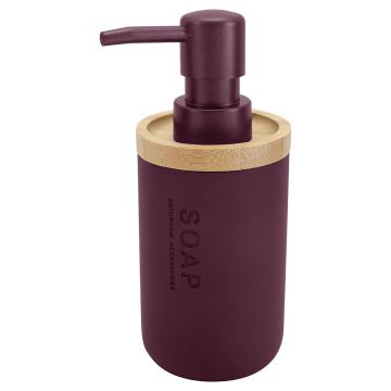 Saippua-annostelija Duschy Nature 833-17 viininpunainen