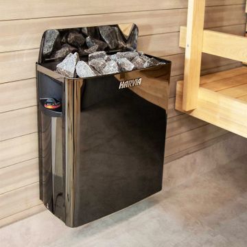 Sähkokiuas Harvia The Wall Musta SW60