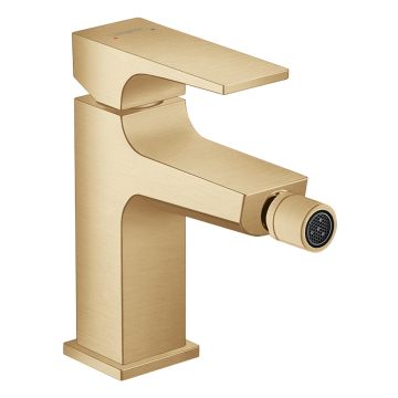 Bidehana Hansgrohe Metropol harjattu pronssi, jossa on pohjaventtiili