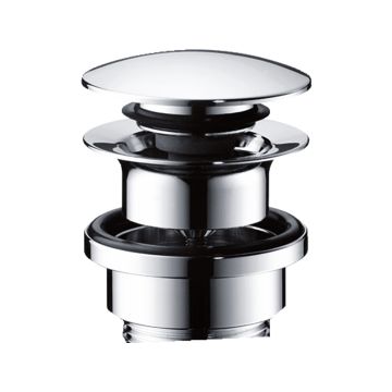 Pesualtaan pohjaventtiili Hansgrohe push-open kromi