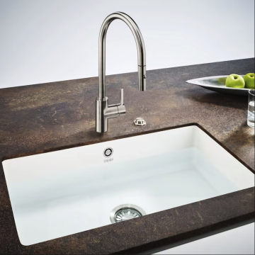 Keittiöallas Franke Kubus KBK 110-70, jossa on polarvalkoiset painonapit