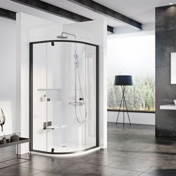 Suihkunurkkaus Ravak Pivot P3-80 musta