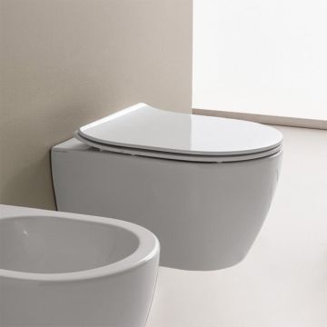 Seinä-WC Scarabeo Moon Clean Flush 5520CL valkoinen