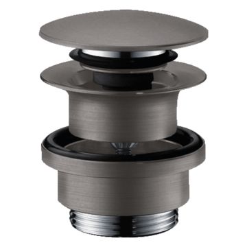 Hansgrohe push-open pohjaventtiili pesualtaaseen harjattu musta