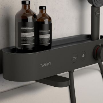 Amme- ja suihkuhana Hansgrohe ShowerTablet Select 400 mattamusta