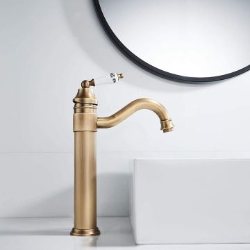 Korkea Pesuallashana Wasser Antique Bronze