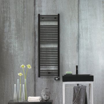 Sähköpyyhelämmitin Zehnder Aura mattamusta