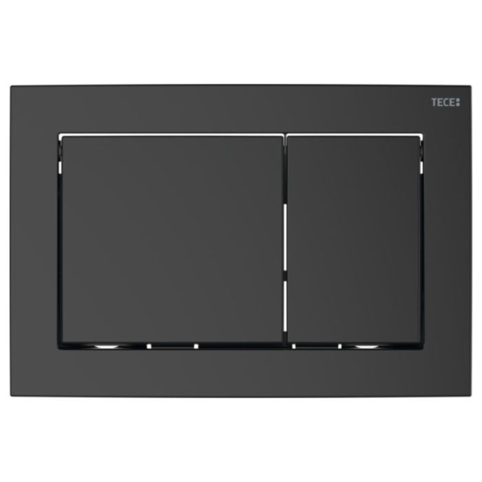 WC-asennusteline TECE TECEbase 1120 + TECEbase huuhtelupainike mattamusta