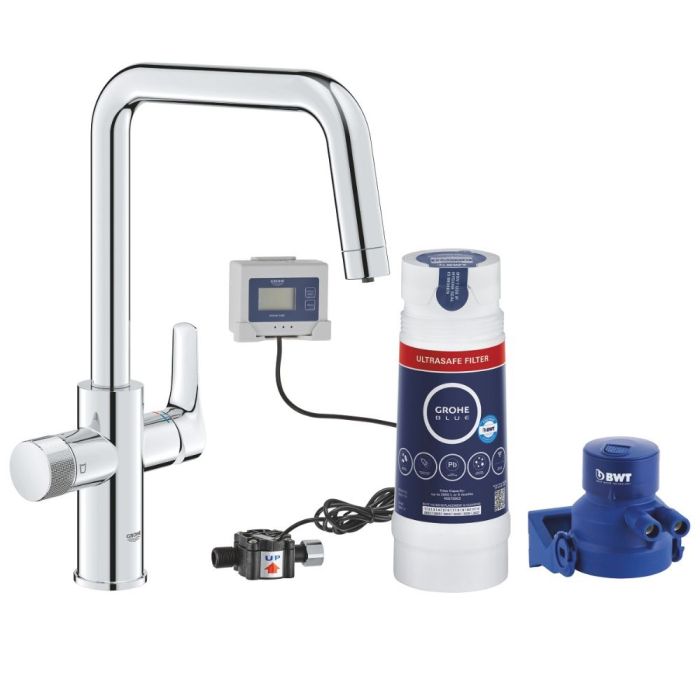 Keittiöhana Grohe Blue Pure Start U + Ultrasafe-suodatin