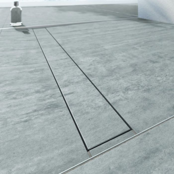 Suihkukouru TECE TECEdrainline Seal System luonnonkivelle