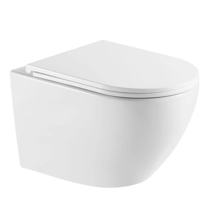 Seinä-WC-istuin Kielle Oudee Slim Vortex Rimless+