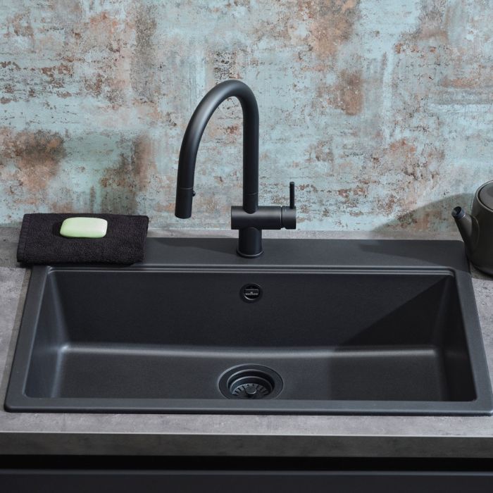 Keittiöallas Reginox Florence 72 Nero Black