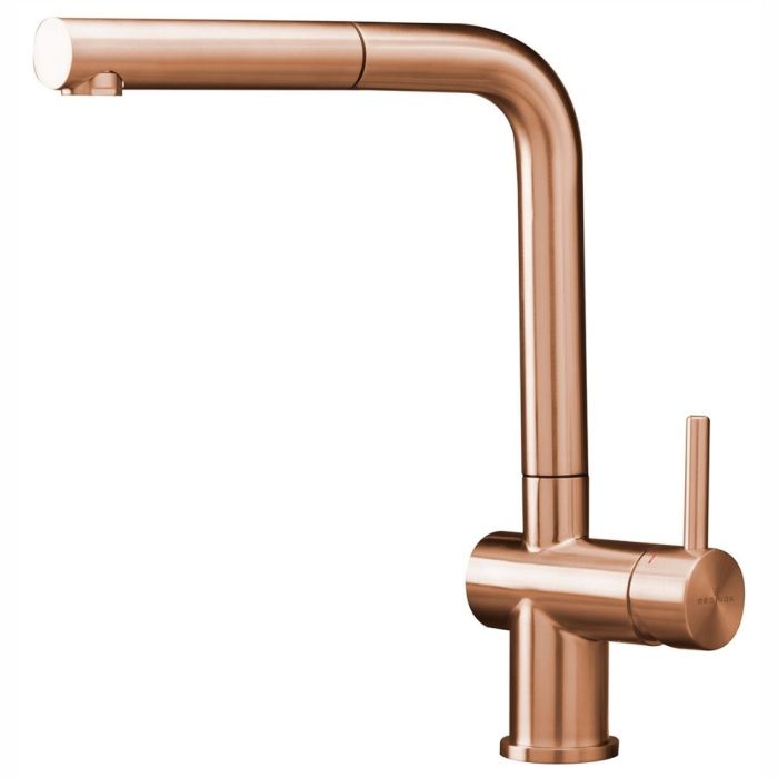 Keittiöhana Reginox Cedar Copper II ulosvedettävällä käsisuihkulla