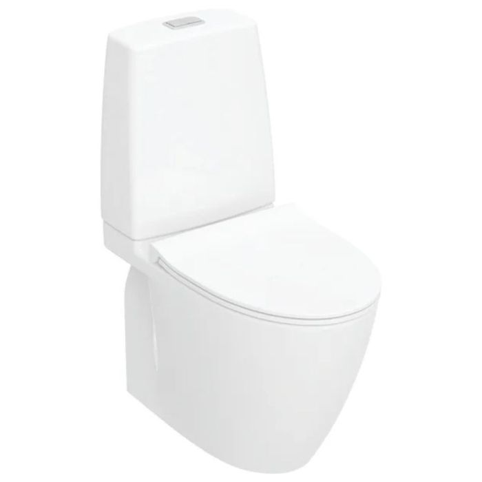 WC-istuin Ifö Spira Art 2.0 TurboFlush lattiaviemäröinti