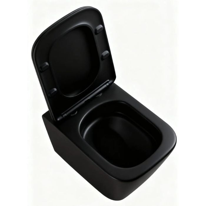 Seinä-WC-istuin Kielle Arkas I Vortex Rimless+ mattamusta