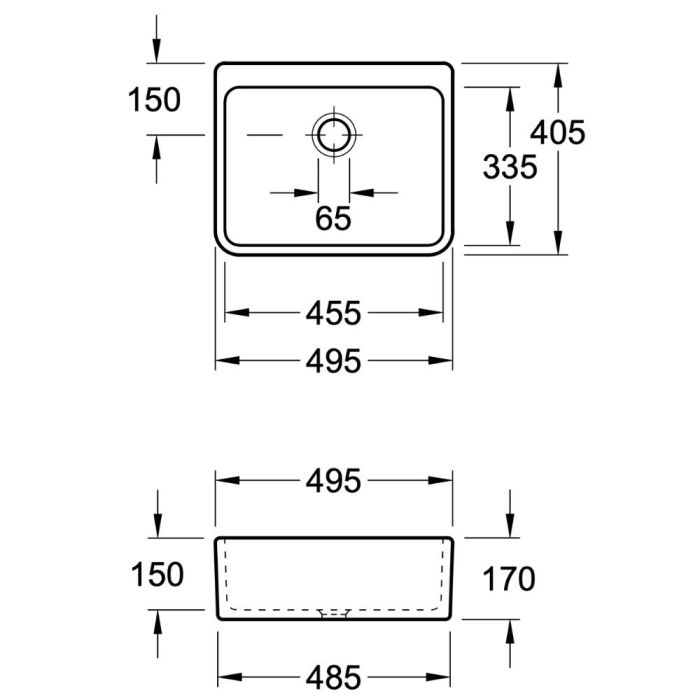 Pesuallas Villeroy & Boch O.Novo 63210001 63210001