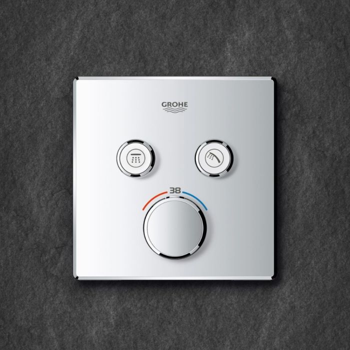 Seinään upotettava termostaattinen suihkuhana Grohe Grohtherm SmartControl Square