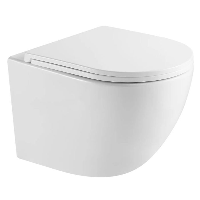 Seinä-WC-istuin Kielle Oudee Compact Vortex Rimless+