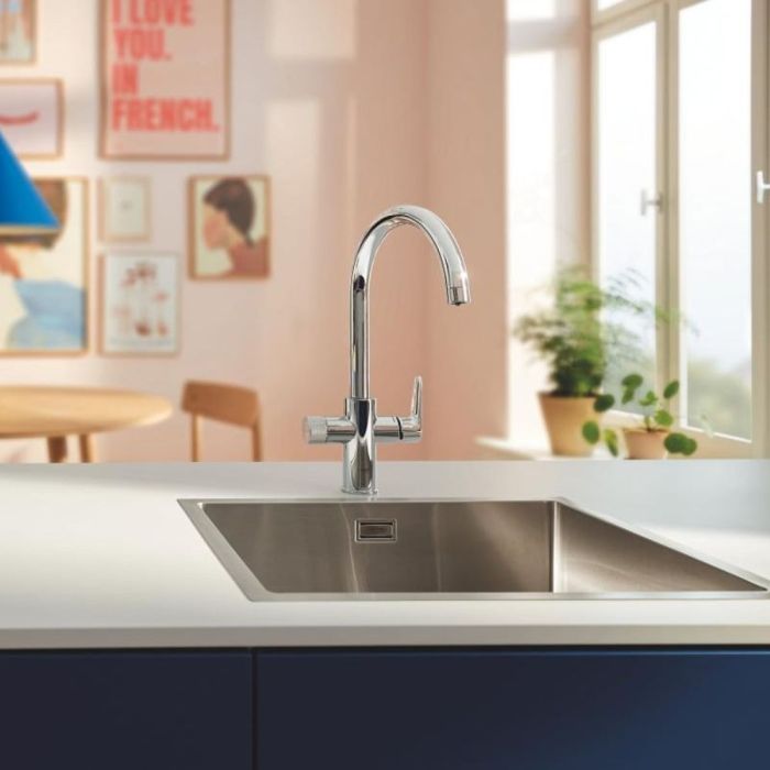 Keittiöhana Grohe Blue Pure StartCurve C + aktiivihiilisuodatin