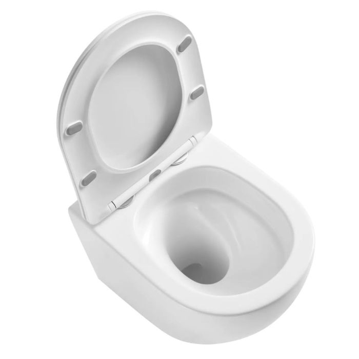 Seinä-WC-istuin Kielle Oudee Compact Vortex Rimless+