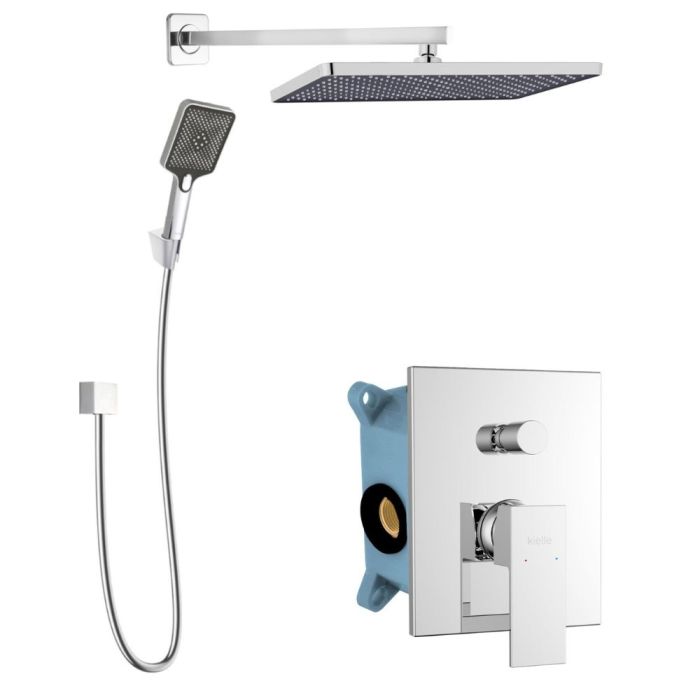Seinäkiinnitteinen suihkusetti Kielle Arkas I 20611SP20 kromi