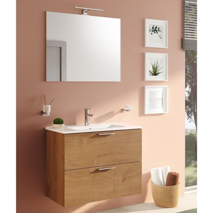 Kalustesetti VitrA Mia 80 Golden Oak