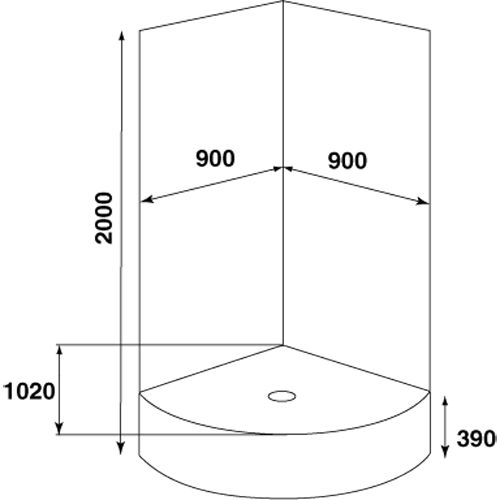 Suihkunurkkaus Duschy 982-00