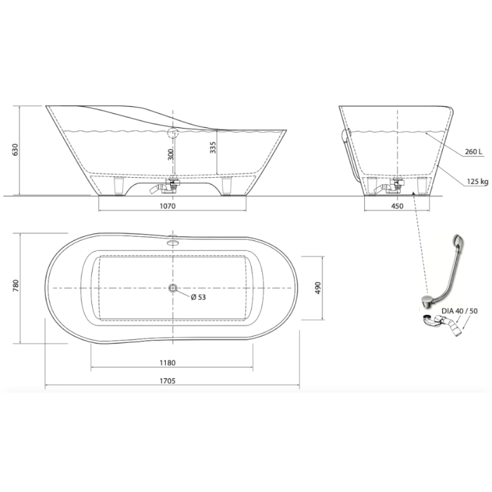 Ulkokylpyamme Aura Adeona 2