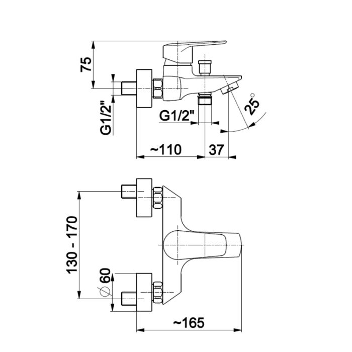Amme- ja suihkuhana Armatura German