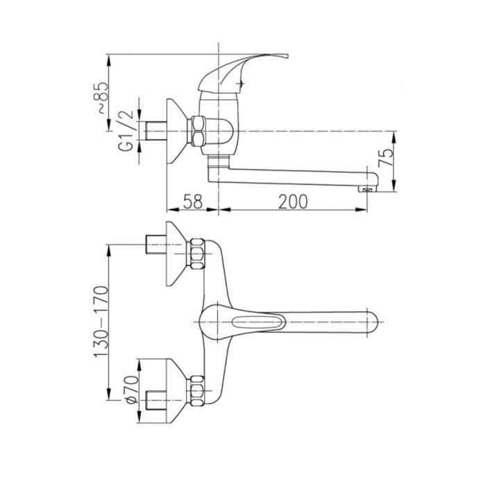 Keittiöhana Armatura Atut 200