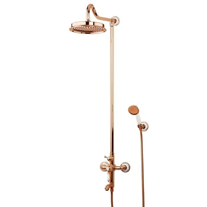 Suihkusetti Blue Star Capri vaaleanpunainen kulta