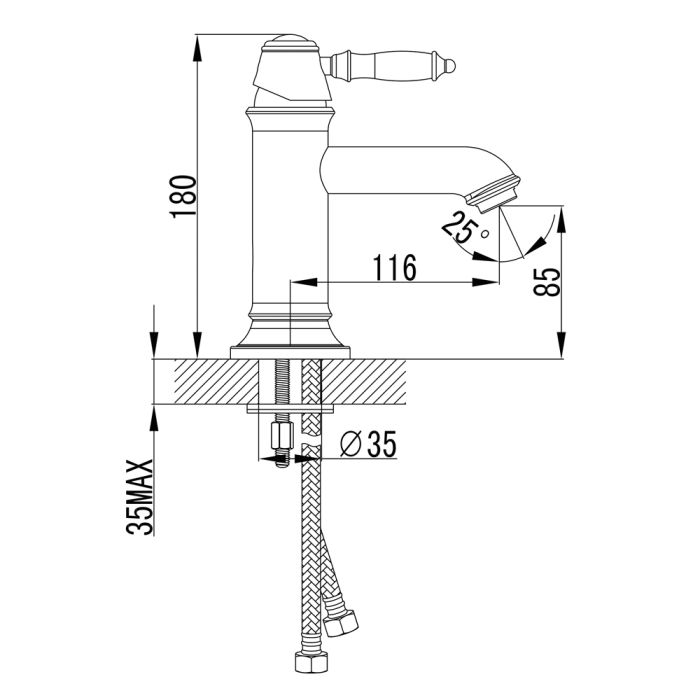 Pesuallashana Blue Star Capri II vaaleanpunainen kultaa