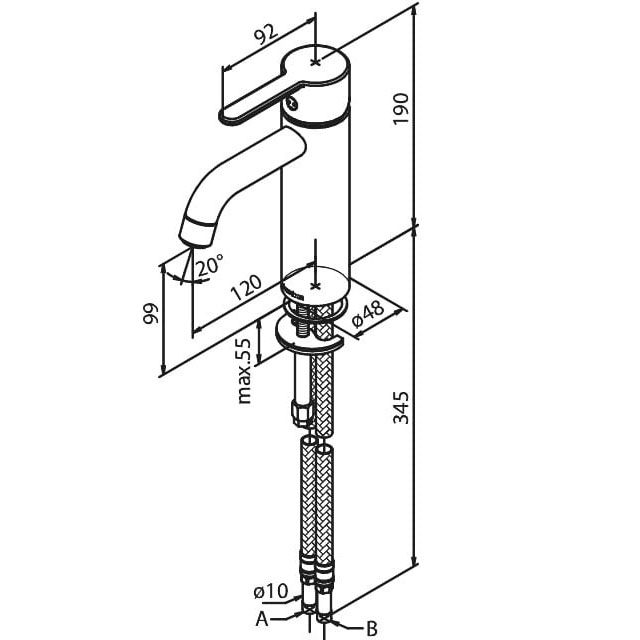 Damixa Silhouet M mattamusta nuken Pesuallashana Damixa Silhouet M