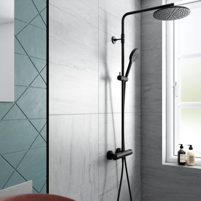 Suihkusetti Damixa Silhouet, mattamusta