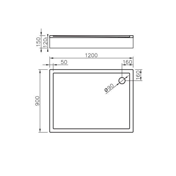 Suihkuallas Vispool QQ-120
