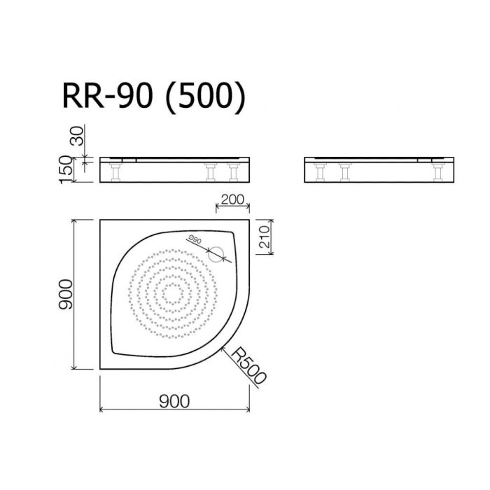 Suihkuallas Vispool RR-90 (500)