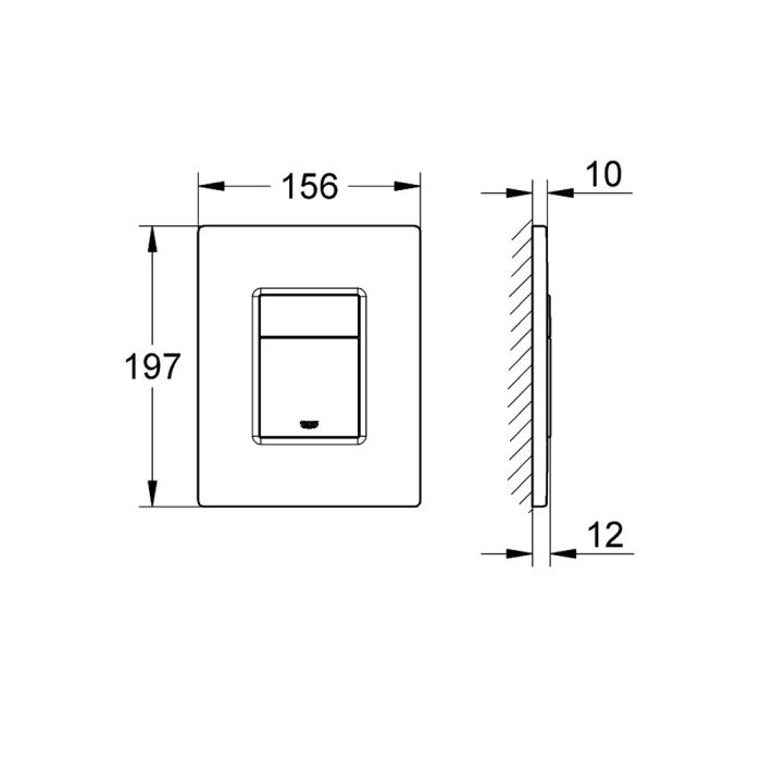 Seinään kiinnitettävä WC-asennussarja Grohe Solido + Skate Cosmopolitan 5-in-1