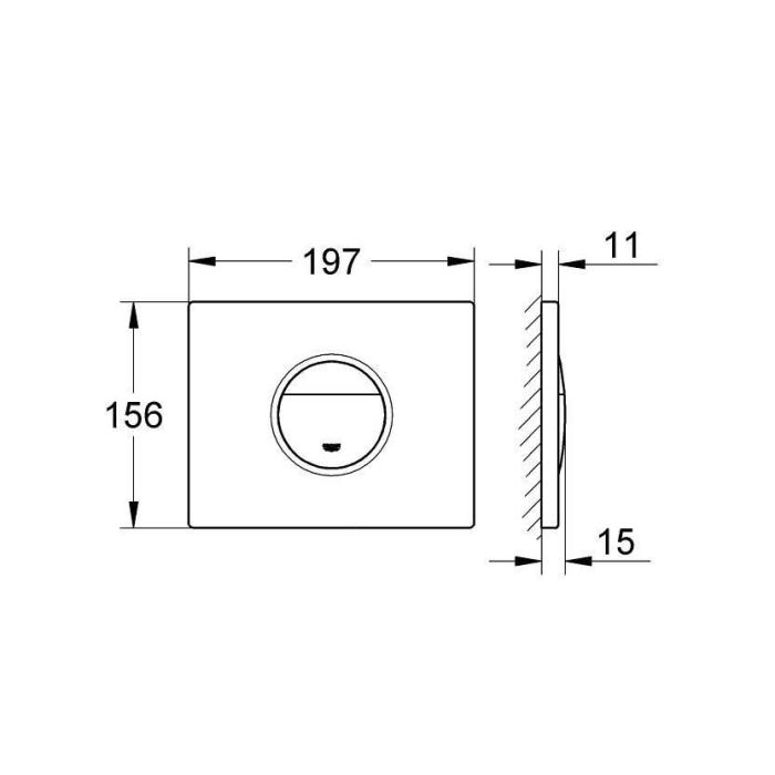 Seinään kiinnitettävä WC-asennussarja Grohe Rapid SL + Nova Cosmopolitan 4-in-1