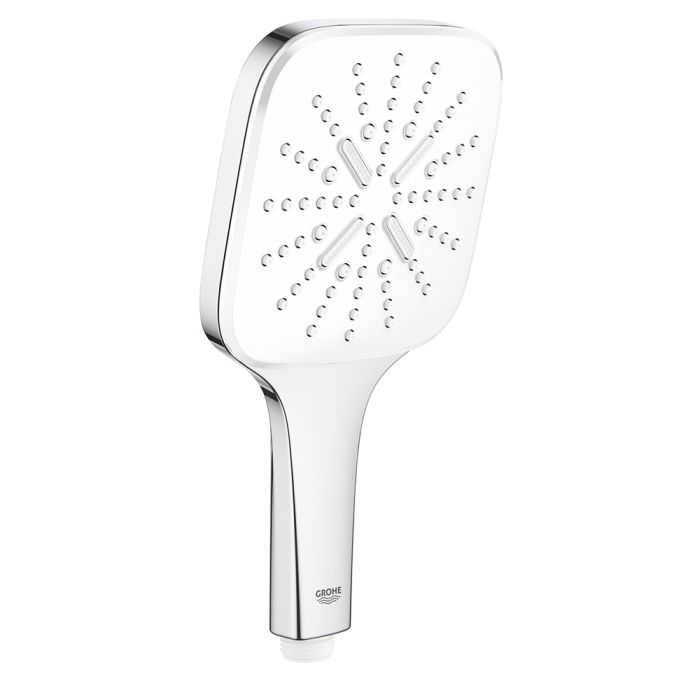 Käsisuihku Grohe Rainshower SmartActive 130 Cube Moon Valkoinen