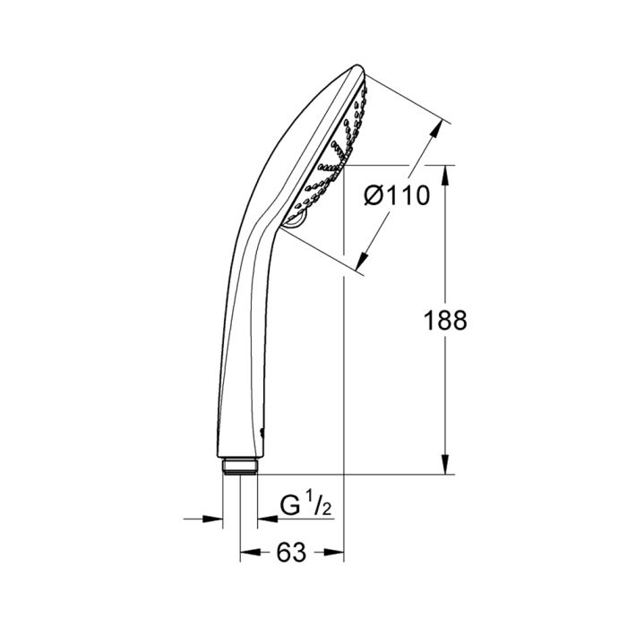 Käsisuihku Grohe Euphoria 110 Massage