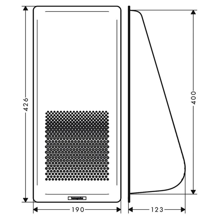 Keittiöhana Hansgrohe Aquno Select M81 170 mattamusta, jossa on ulosvedettävä käsisuihku
