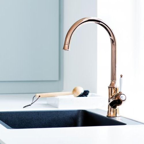 Keittiöhana Damixa Tradition kiillotettu kupari