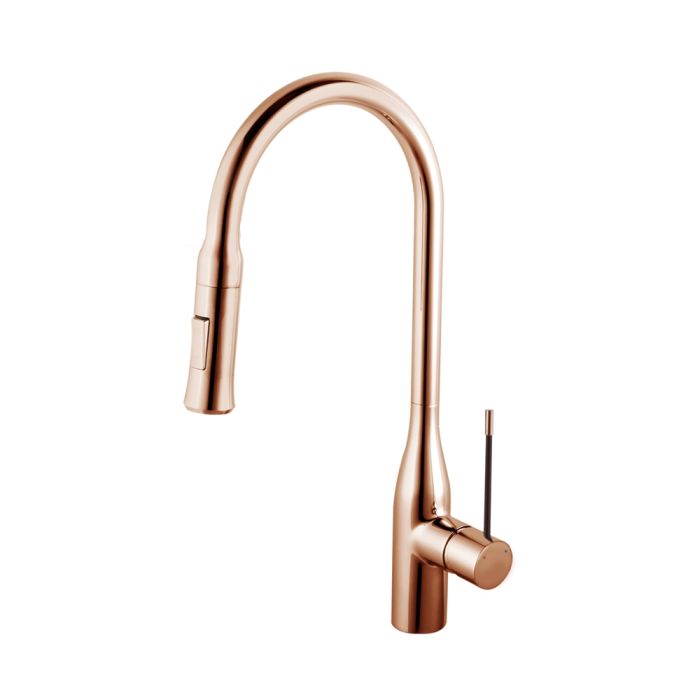 Keittiöhana Blue Star Torino 670 ruusukulta, jossa on ulosvedettävä käsisuihku